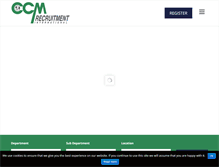 Tablet Screenshot of ccmrecruitment.com